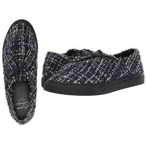 NEW Jacques Soloviere Jim Tweed Chanel Navy Shoes 39.5